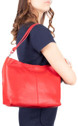 Fairy Valódi bőr női táska piros színben (Fl_15207_red)