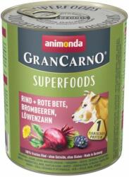 Animonda GranCarno Superfoods cu carne de vită și sfeclă roșie (6 x 800 g) 4800 g