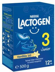 Nestlé Lactogen 3 Junior Vaníliás ízű Tejalapú italpor vitaminokkal és ásványi anyagokkal 12 hó+ 500 g