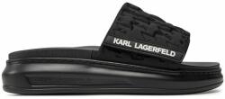 Karl Lagerfeld Papucs KARL LAGERFELD KL62503 Black Satin Textile S00 39 Női