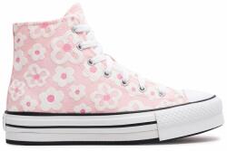 Converse Кецове Converse Chuck Taylor All Star Lift Platform Flower Embroidery A06324C Розов (Chuck Taylor All Star Lift Platform Flower Embroidery A06324C)
