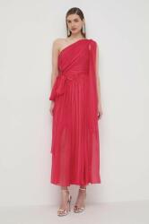 Luisa Spagnoli selyem ruha PANNELLO rózsaszín, maxi, harang alakú, 540965 - rózsaszín 40