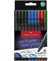 Faber-Castell Faber-Castell: GRIP tűfilc 0, 4mm-es heggyel 4 féle szín 10db-os szett (151691)