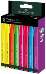 Faber-Castell Faber-Castell: Textliner 38 Szövegkiemelő szett fluoreszkáló színekkel 8db-os csomag (157778)
