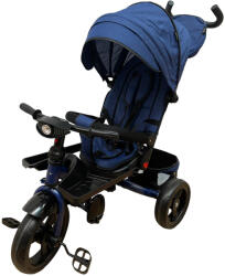 L-SUN Tricicleta cu scaun reversibil si pozitie de somn, SL02 - Albastru (SL02A)