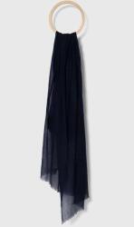 Ralph Lauren gyapjú kendő sötétkék, sima - sötétkék Univerzális méret
