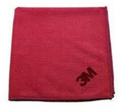 3M Scotch Brite 2012 mikroszálas törlőkendő, piros, 36cm×36cm, 10db/csomag
