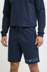 Emporio Armani Underwear pamut rövidnadrág otthoni viseletre sötétkék, 111004 4R566 - sötétkék L