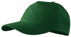 MALFINI Șapcă 5P - Verde de sticlă | uni (3070600)