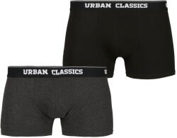 Urban Classics Boxeri pentru bărbați (set de 2 perechi) URBAN CLASSICS - TB1277 - negru/galbenuș