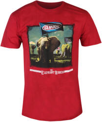 INDIEMERCH Tricou pentru bărbați Clutch - The Elephant Riders - Burgundy - INDIEMERCH - INM084