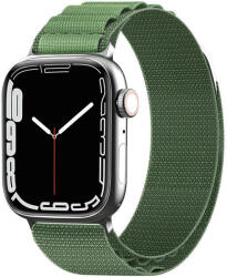 Alpine óraszíj Apple Watch 1/2/3/4/5/6/7/8/SE/SE2/Ultra, 42/44/45/49mm óraszíj, sötétzöld