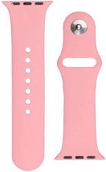  Silicone Strap Apple Watch 2/3/4/5/6/7/8/9/SE/Ultra, 42/44/45/49mm szilikon óraszíj, rózsaszín