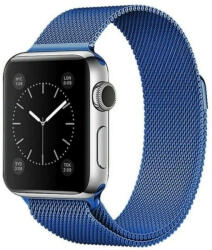 Magnetic Strap Apple Watch 7/8/9, 41mm mágneses fém óraszíj, kék