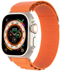 Dux Ducis Buckle óraszíj Apple Watch 1/2/3/4/5/6/7/8/9/SE/Ultra, 38/40/41mm óraszíj, narancssárga