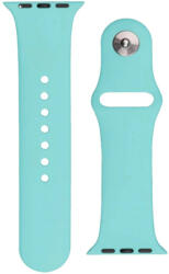  Silicone óraszíj Apple Watch 2/3/4/5/6/7/8/9/SE, 38/40/41mm szilikon óraszíj, világoskék