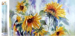NORIMPEX - Puzzle Pictura cu diamant: Floarea soarelui 80x40cm - 1 - 39 piese