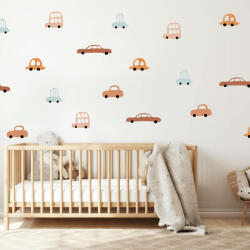  Set autocolante de perete - Mașini Decoratiune camera copii