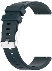 gigapack Pótszíj (univerzális, 20mm, szilikon, dupla bújtató) SÖTÉTZÖLD Garmin Vivomove 5, Huawei Watch GT 2 42mm, Samsung Galaxy Watch Active 2 44mm (SM-R820N) (GP-108353)