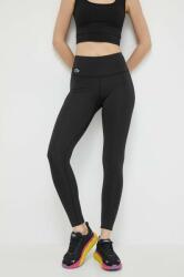 Lacoste legging fekete, női, nyomott mintás - fekete L