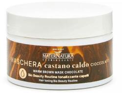 MaterNatura Mască nuanțatoare pentru păr - MaterNatura Warm Chocolate Brown Mask 200 ml