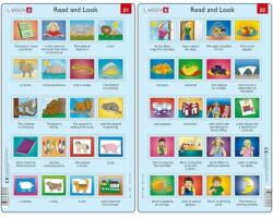 Larsen Set 10 Puzzle-uri Larsen Read and Look 21-30 EN 10 piese (LRRA11_Initiala)