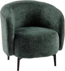 TEMPO KONDELA Fotel, zöld|fekete, PRESO