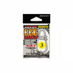 DEC Decoy Sn-3 Egg Snap #5 Ns Black 7pcs/bag (jde82650) - fishing24