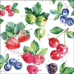 Ambiente Sweet fruits papírszalvéta 33x33cm, 20db-os