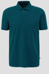 QS by s. Oliver Tricou polo barbati din bumbac cu croiala Regular fit verde inchis (2144373-6765-M)