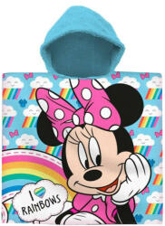  Disney Minnie Rainbows strand törölköző poncsó 60x120 cm (EWA242MN) - mesesajandek