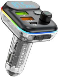 Earldom FM Трансмитер Earldom ET-M80, Bluetooth, Micro SD, USB, Type-C, PD, QC, Черен - 17774