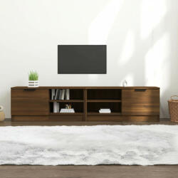 vidaXL 2 db barna tölgy színű szerelt fa TV-szekrény 80 x 35 x 36, 5 cm (817122)