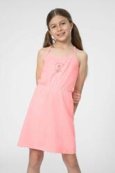 4F gyerek ruha F026 rózsaszín, mini, harang alakú - rózsaszín 164