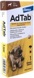 AdTab rágótabletta élősködők ellen kutyák részére 56mg (1, 3-2, 5kg) - vetpluspatika