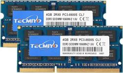 Tecmiyo 8GB (2x4GB) DDR3 1066MHz MD 2X4GB-PC3-8500S-B