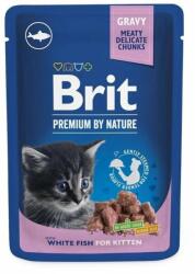 Brit Premium Kitten white fish 24x100 g