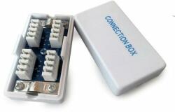 Gembird RJ45/RJ45 in-line coupler cat. 5E, LSA (Krone), UTP, shielded, silver (NCA-LSAU5E-01) (NCA-LSAU5E-01)