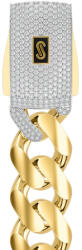 Heratis Forever Monaco Chain karkötő Classic Sima Pavé zárral 9, 5 mm IZ30230NUSA