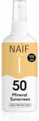Naif Sun Mineral Sunscreen SPF 50 spray protector pentru plajă SPF 50 100 ml