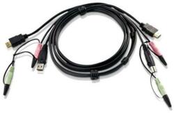ATEN Cablu USB/HDMI/KVM, ATEN, 1.8 m, 2L-7D02UH, Negru (2L-7D02UH)