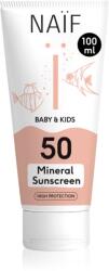 Naif Baby & Kids Mineral Sunscreen SPF 50 crema pentru protectie solara pentru bebeluși și copii mici SPF 50 100 ml