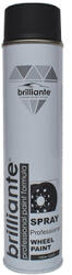 BRILLIANTE Vopsea Spray Pentru Jante Negru Satin 600 Ml Brilliante (05238) - autobob