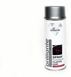 BRILLIANTE Vopsea Spray Cauciucata (Argintiu) 400Ml Brilliante (01456)