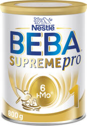 BEBA SUPREMEpro 1, 6 HMO, kezdeti csecsemőtej, 800 g, 0+ (AGS12577332)