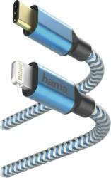 Hama 183311 USB Type-C apa - Lightning apa Adat és töltő kábel - Kék (1.5m) (183311)