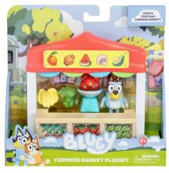TM Toys Bluey: Set de joacă piață (BLU17555) Figurina