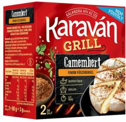 karaván Grill camembert finom fűszerekkel 2 x 80 g + 3 g fűszerkeverék