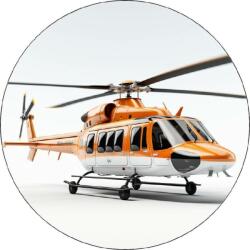 Pictu Hap Ehető papír helikopter sárga 19, 5cm - Pictu Hap (pic9000102)