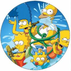 Pictu Hap Ehető papír Simpson család 19, 5 cm - Pictu Hap (pic9000622_kruh)